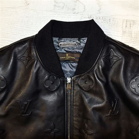 louis vuitton men's leather jacket|louis vuitton men's bomber jacket.